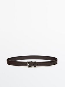 Leather Belt offers at $69.9 in Massimo Dutti