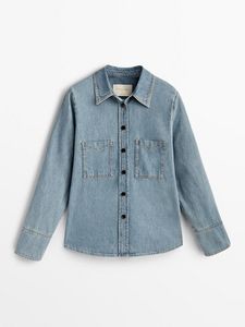 Denim Shirt With Pockets offers at $99.9 in Massimo Dutti