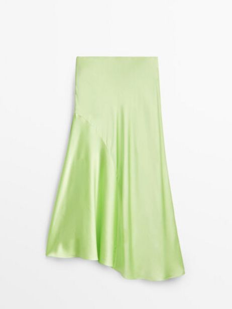 Flowing Silk Skirt - Studio offers at $229 in Massimo Dutti