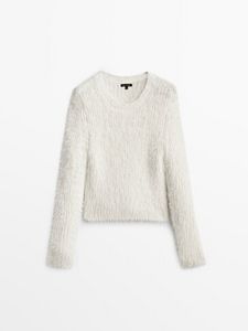 Faux Lambskin Knit Sweater offers at $101.4 in Massimo Dutti