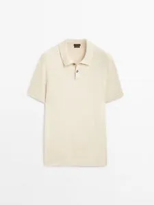 Short Sleeve Cotton Polo Sweater offers at $99.9 in Massimo Dutti