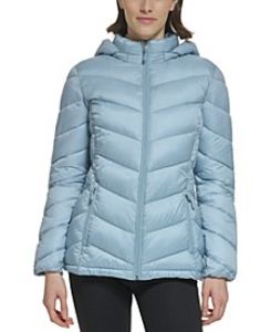 Women's Packable Hooded Puffer Coat, Created for Macy's offers at $125 in Macy's