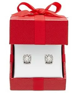 Diamond Stud Earrings (1/3 ct. t.w.) in 14K White, Yellow or Rose Gold offers at $299 in Macy's