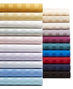 1.5" Stripe 550 Thread Count 100% Cotton Sheet Sets, Created for Macy's offers at $70 in Macy's