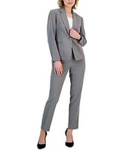 Women's Crepe One-Button Pantsuit, Regular & Petite Sizes offers at $225 in Macy's