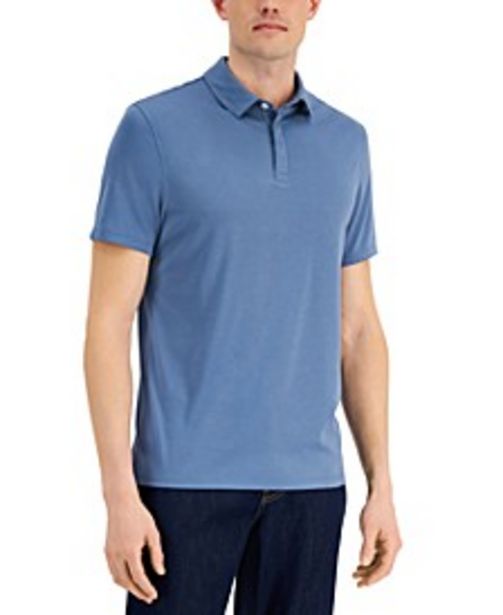 Men's AlfaTech Stretch Solid Polo Shirt, Created for Macy's offers at $30 in Macy's