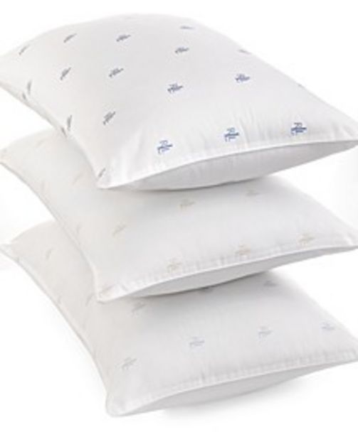 Logo Extra Firm Density Pillows, Down Alternative offers at $24 in Macy's