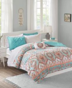 CLOSEOUT! Vinnie 8-Pc. Comforter Set, Queen offers at $56 in Macy's