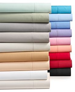 Solid 550 Thread Count 100% Cotton Sheet Sets, Created for Macy's offers at $70 in Macy's