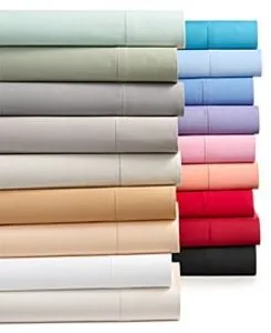 Solid 550 Thread Count 100% Cotton Sheet Sets, Created for Macy's offers at $70 in Macy's