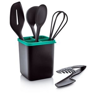 Kitchen Tools 5-Pc Starter Set w/FREE Utensil Holder offers at $70 in Tupperware