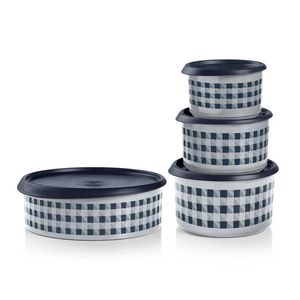 Holiday Buffalo Plaid Collection (Gray) offers at $45 in Tupperware