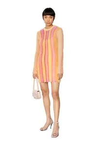 Striped mini dress in brushed knit offers at $315 in Diesel