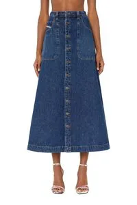 A-line skirt in denim offers at $206 in Diesel