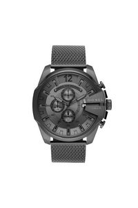 Mega Chief Chronograph Gunmetal Stainless Steel Watch offers at $202 in Diesel