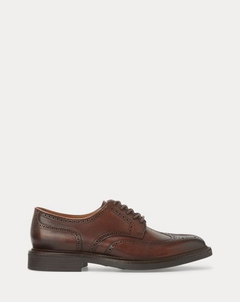 Asher Leather Wingtip offers at $139 in Ralph Lauren