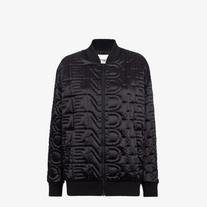 Fendi Roma Capsule bomber jacket in black jacquard fabric offers at $3100 in Fendi