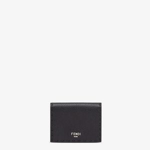 Black leather tri-fold wallet offers at $590 in 