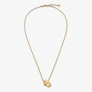 Gold-colored necklace offers at $450 in Fendi