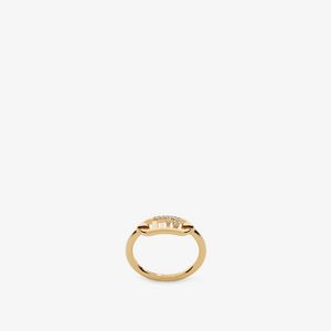 Gold-colored ring offers at $320 in Fendi