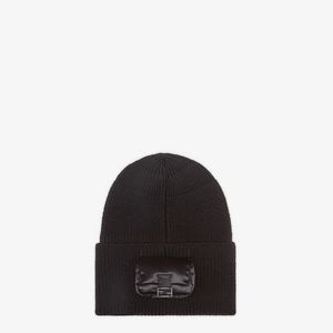 Black wool hat offers at $720 in Fendi
