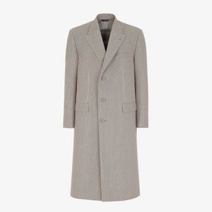 Dove gray wool coat offers at $4800 in Fendi