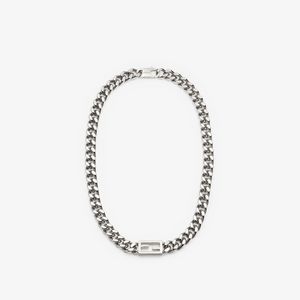 Silver-colored necklace offers at $390 in Fendi