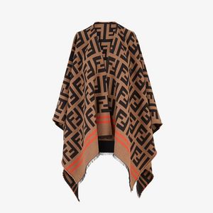 Multicolor wool and silk poncho offers at $1450 in Fendi