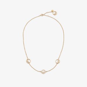 Gold-colored necklace offers at $430 in 