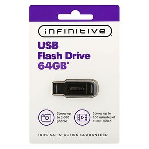 USB Flash Drive 64 GB offers at $17.99 in Walgreens