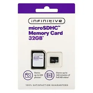 Micro SDHC Memory Card 32GB offers at $17.99 in Walgreens