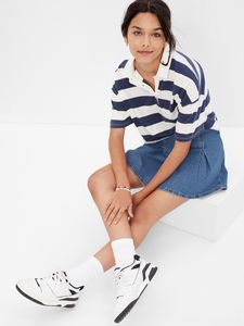 Teen Pleated Denim Skirt with Washwell offers at $14.99 in Gap Kids