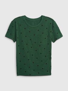 Kids 100% Organic Cotton Boxy Pocket T-Shirt offers at $5.97 in Gap Kids