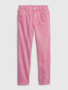 Kids High-Rise Barrel Jeans with Washwell offers at $16.99 in Gap Kids