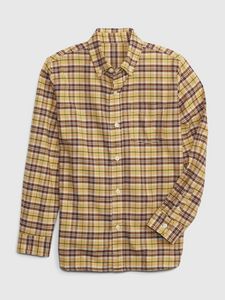 Kids Plaid Oxford Shirt offers at $16.99 in Gap Kids