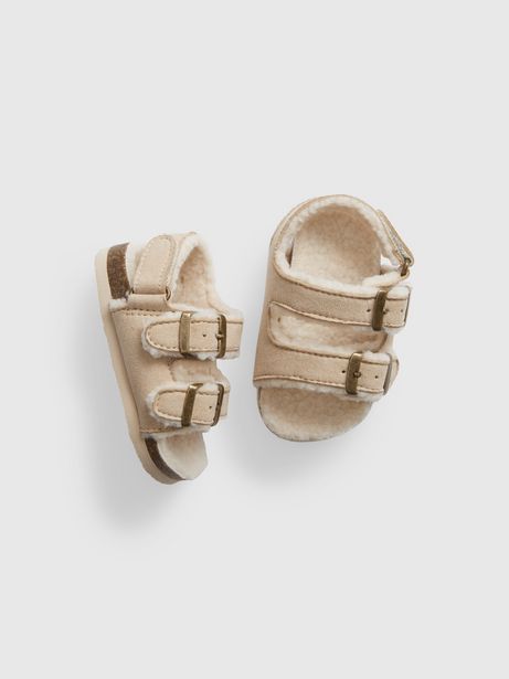Baby Sherpa-Lined Sandals offers at $16.99 in BabyGap and Maternity