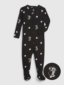 BabyGap &#124 Disney 100% Organic Cotton Mickey Mouse PJ One-Piece offers at $24 in BabyGap and Maternity