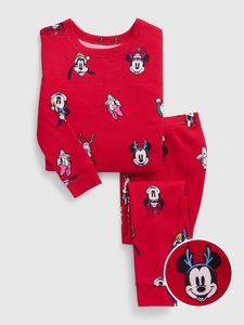 BabyGap &#124 Disney 100% Organic Cotton Festive Mickey Mouse PJ Set offers at $27 in BabyGap and Maternity
