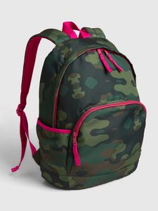 Kids Recycled Camo Senior Backpack offers at $12.97 in Gap