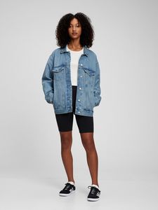Teen Oversized Denim Jacket with Washwell offers at $27 in Gap