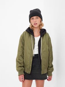 Teen 100% Recycled Bomber Jacket offers at $19.97 in Gap