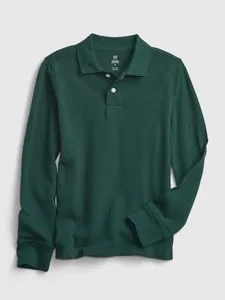 Kids 100% Organic Cotton Uniform Polo Shirt offers at $14.99 in Gap