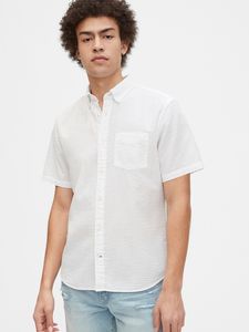 Seersucker Short Sleeve Shirt offers at $34.99 in Gap