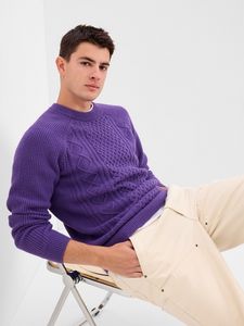 Cable-Knit Crewneck Sweater offers at $24.97 in Gap