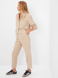 High Rise Pleated Taper Corduroy Pants with Washwell offers at $5.97 in Gap