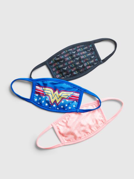 Kids Wonder Woman Face Mask (3-Pack) offers at $0.97 in Gap