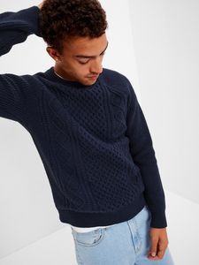 Cable-Knit Crewneck Sweater offers at $24.97 in Gap