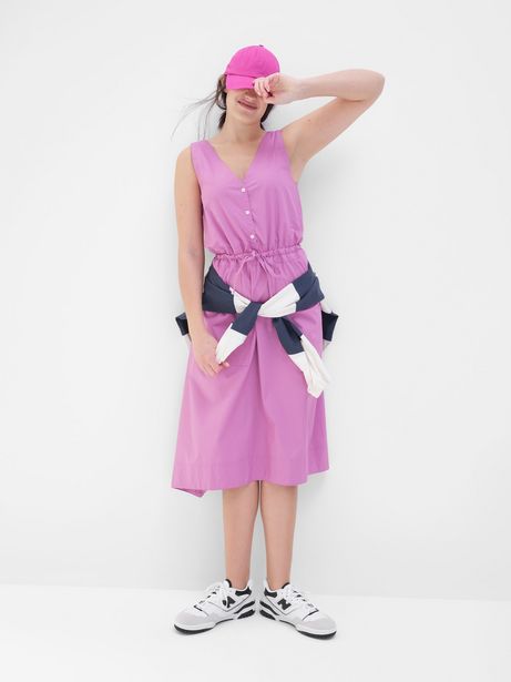 Tie-Waist Midi Dress offers at $28.97 in Gap