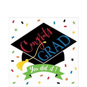 You Did It Grad Lunch Napkins 125ct offers at $7.13 in Party City