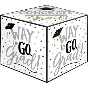 Black & White Way to Go Grad Card Holder Box offers at $4.5 in Party City